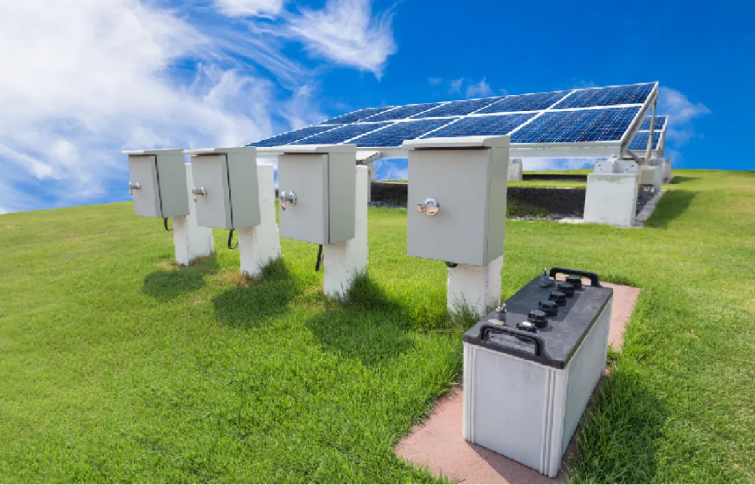 Solar and storage installation