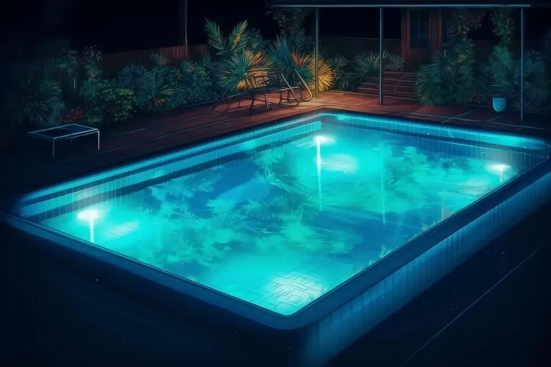 Sealed underwater LED lamp